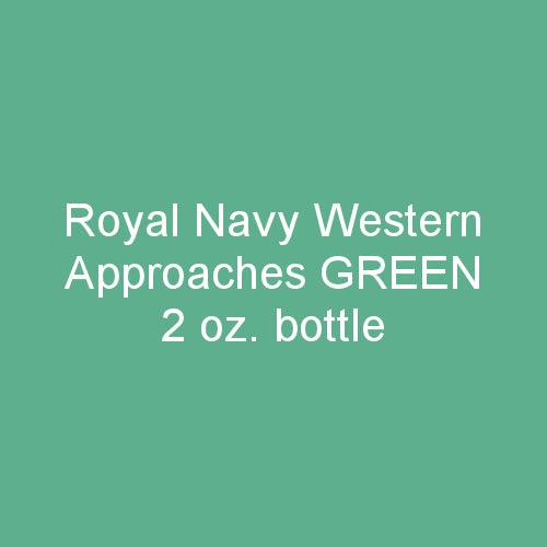 Royal Navy WESTERN APPROACHES GREEN 1941 2-oz bottle (Air-brush) Tru-Color Paint SPECIAL ORDER ONLY-with color swatch-Arizona Hobbies