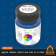 Russian (Modern) TRAFFIC BLUE same as FS-15065 1-oz bottle (Air-brush) Tru-Color Paint-with color swatch-Arizona Hobbies