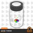 SATIN Clear Finish 2-oz bottle (Air-brush) Tru-Color Paint-with color swatch-Arizona Hobbies