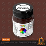 SEASONED BROWN WOOD 1-oz bottle (Air-brush) Tru-Color Paint-with color swatch-Arizona Hobbies