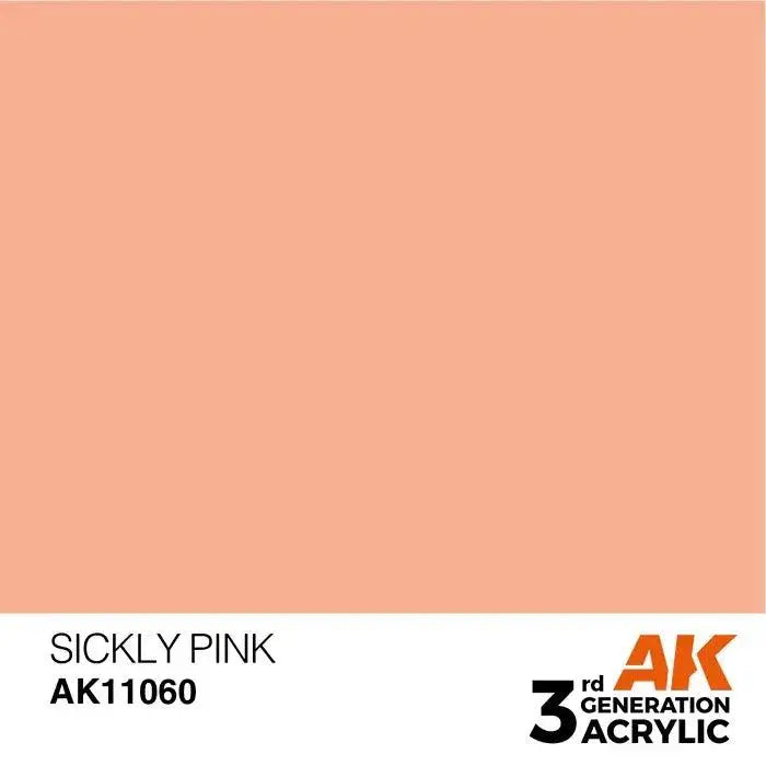 SICKLY PINK AK Interactive 3G Acrylic (.57 oz.) bottle-Arizona Hobbies