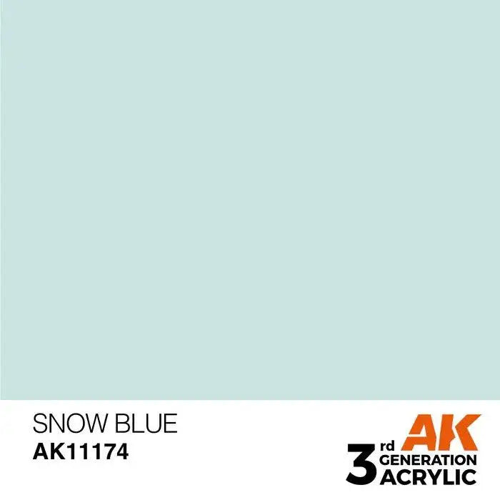 SNOW BLUE AK Interactive 3G Acrylic (.57 oz.) bottle-Arizona Hobbies