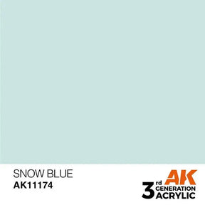 SNOW BLUE AK Interactive 3G Acrylic (.57 oz.) bottle-Arizona Hobbies