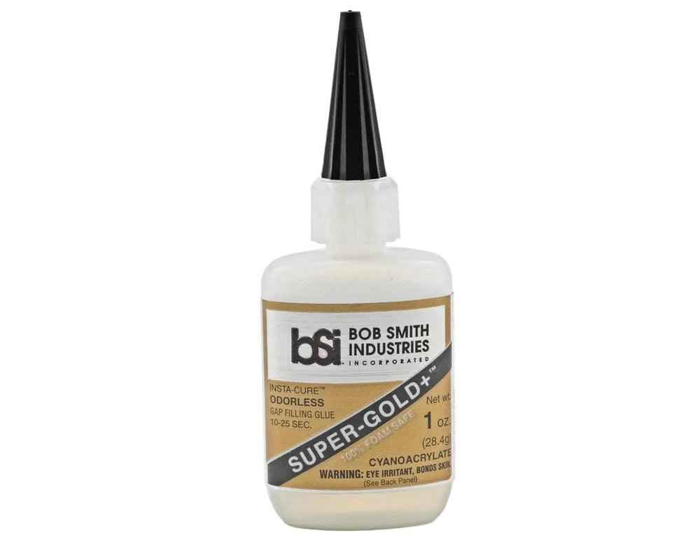 SUPER-GOLD+ Gap-Filling Foam Safe Super Glue 1-oz Bob Smith Ind-Arizona Hobbies