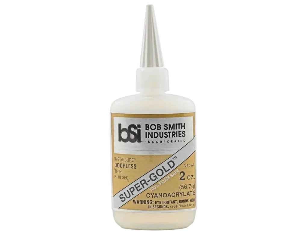 SUPER-GOLD Gap-Filling Foam Safe Super Glue 2-oz Bob Smith Ind-Arizona Hobbies