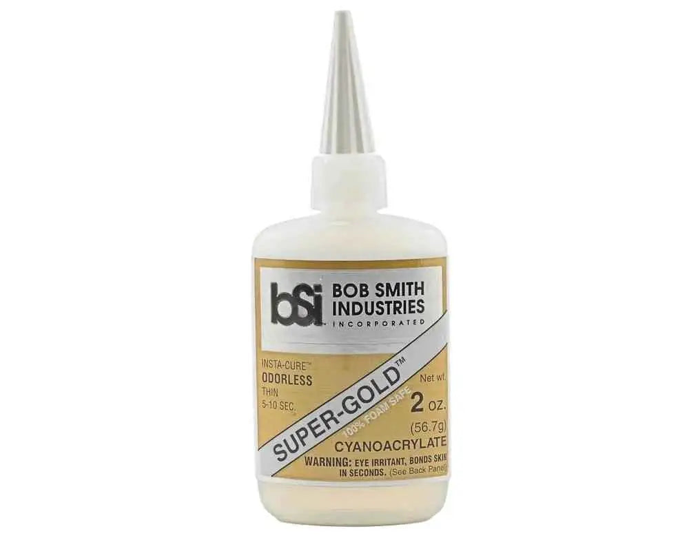 SUPER-GOLD Gap-Filling Foam Safe Super Glue 2-oz Bob Smith Ind-Arizona Hobbies