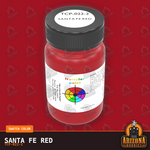 Santa Fe RED 2-oz bottle (Air-brush) Tru-Color Paint SPECIAL ORDER ONLY-with color swatch-Arizona Hobbies