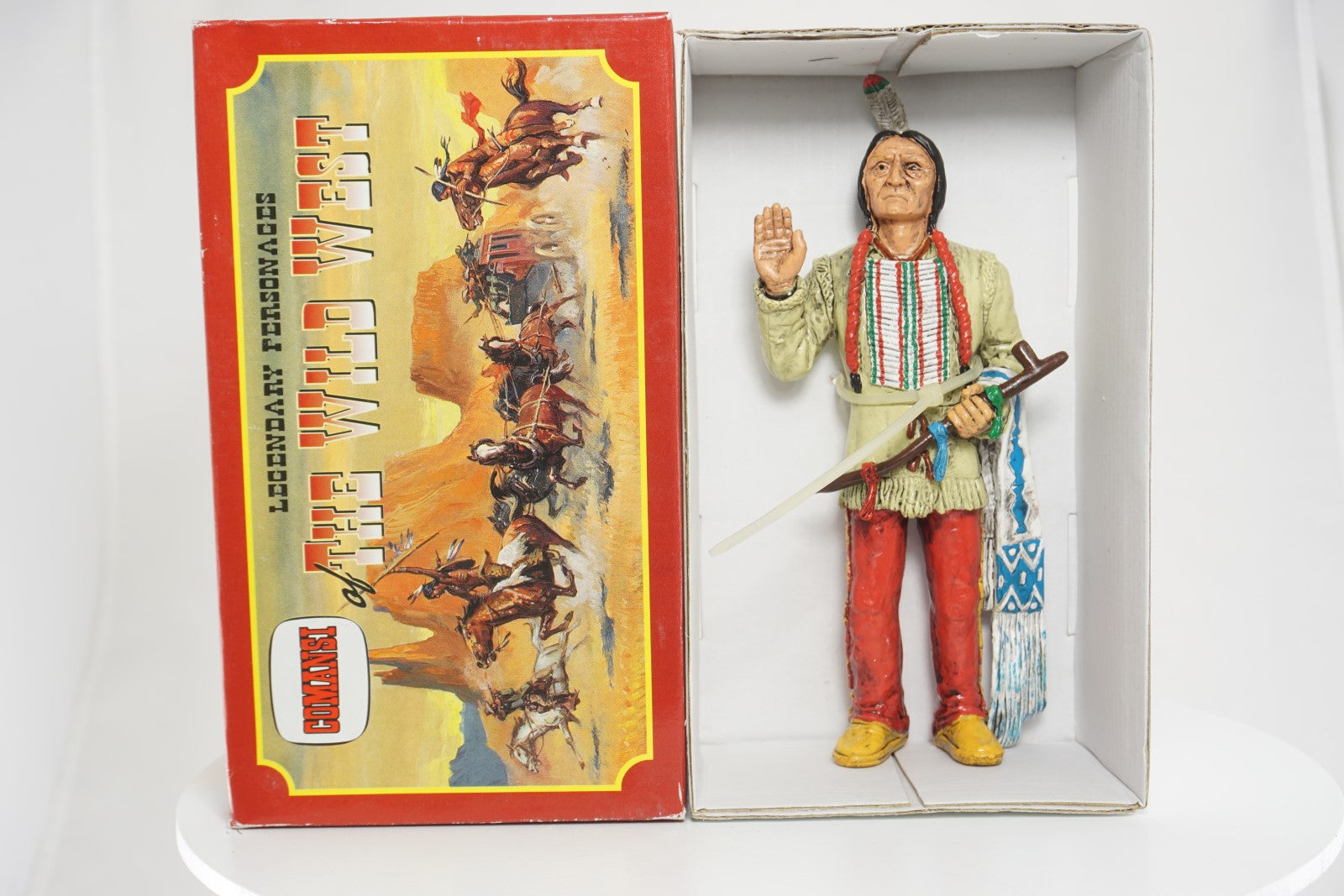 Comansi Wild West Hand Painted 7" Toy Figure – Sitting Bull