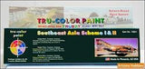 Southeast Asia (SEA) Camouflage Schemes I and II Paint Set 6 bottles (Air-brush) Tru-Color Paint SPECIAL ORDER ONLY-with color swatch-Arizona Hobbies