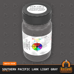 Southern Pacific LARK LIGHT GRAY 2-oz bottle (Air-brush) Tru-Color Paint SPECIAL ORDER ONLY-with color swatch-Arizona Hobbies