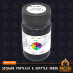 Spokane Portland & Seattle GREEN 2-oz bottle (Air-brush) Tru-Color Paint SPECIAL ORDER ONLY-with color swatch-Arizona Hobbies