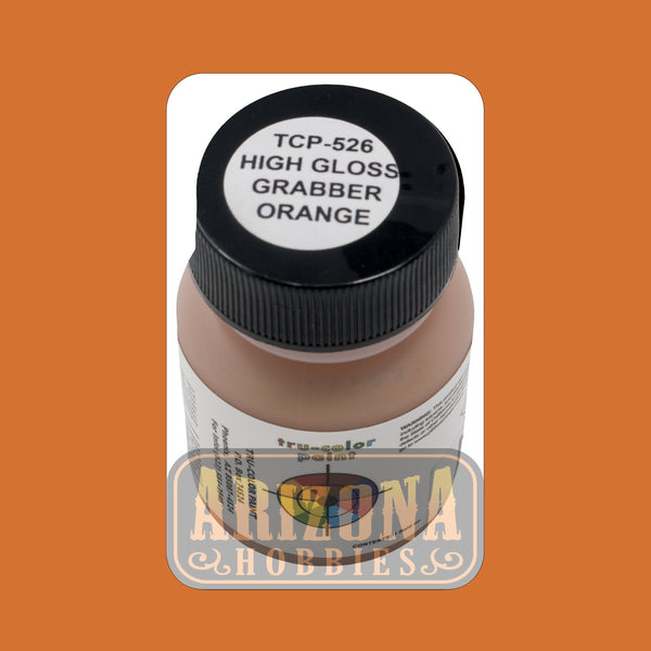 High-Gloss GRABBER ORANGE 1-oz bottle (Airbrush-ready) Tru-Color Paint