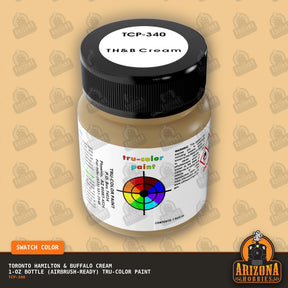 Toronto Hamilton & Buffalo CREAM 1-oz bottle (Air-brush) Tru-Color Paint-with color swatch-Arizona Hobbies