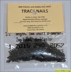 Track Nails for HO or N scale track - 500 per package - Arizona Hobbies LLC