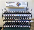 Tru-Color Paint 1-ounce Bottle Rack (empty rack only) Tru-Color Paint SPECIAL ORDER ONLY-with color swatch-Arizona Hobbies