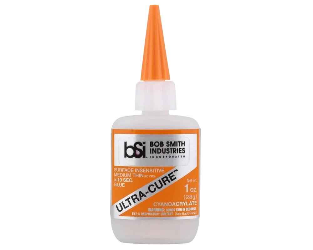 ULTRA-CURE Tire Glue Medium Thin Surface Super Glue 1-oz Bob Smith Ind-Arizona Hobbies