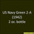 U.S. Navy GREEN 2-A (1941-1942) 2 oz. bottle (Airbrush-ready) tcp-1029-2