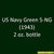 U.S. Navy GREEN 5-NG (early 1943) 2 oz. bottle (Airbrush-ready) tcp-1037-2