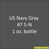U.S. Navy GRAY 5-N # 7 1 oz. bottle (Airbrush-ready) tcp-1098-1