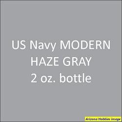 U.S. Navy MODERN HAZE GRAY FS-36270 2 oz bottle (Airbrush-ready) Tru-Color Paint SPECIAL ORDER ONLY - Arizona Hobbies LLC