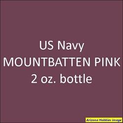 U.S. Navy MOUNTBATTEN PINK 2 oz bottle (Airbrush-ready) Tru-Color Paint SPECIAL ORDER ONLY - Arizona Hobbies LLC