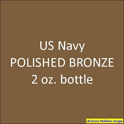 U.S. Navy POLISHED BRONZE (Propellers) 2 oz. bottle (Airbrush-ready) t TCP-1014-2
