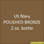 U.S. Navy POLISHED BRONZE (Propellers) 2 oz. bottle (Airbrush-ready) tcp-1014-2