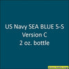 U.S. Navy SEA BLUE 5-S Version C 2 oz. bottle (Airbrush-ready) tcp-1008-2