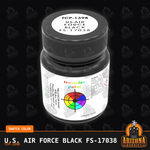 U.S. Air Force BLACK FS-17038 1-oz bottle (Air-brush) Tru-Color Paint SPECIAL ORDER ONLY-with color swatch-Arizona Hobbies