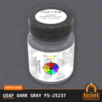 U.S. Air Force DARK GRAY FS-25237 1-oz bottle (Air-brush) Tru-Color Paint-with color swatch-Arizona Hobbies