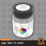U.S. Air Force GRAY FS-36307 1-oz bottle (Air-brush) Tru-Color Paint-with color swatch-Arizona Hobbies