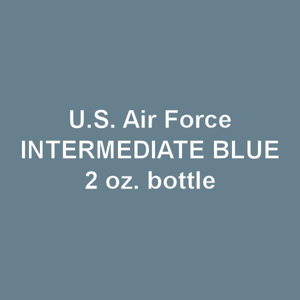 U.S. Air Force INTERMEDIATE BLUE FS-35164 2-oz bottle (Air-brush) Tru-Color Paint SPECIAL ORDER ONLY-with color swatch-Arizona Hobbies