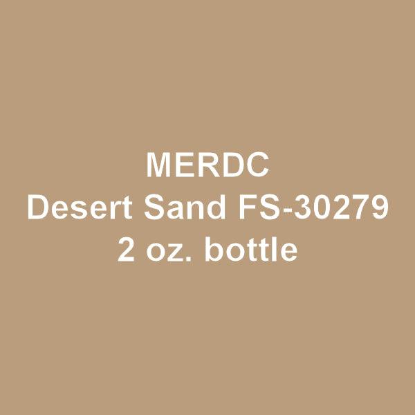 U.S. Army MERDC DESERT SAND (Uniforms) FS-34084 2-oz bottle (Air-brush) Tru-Color Paint SPECIAL ORDER ONLY-with color swatch-Arizona Hobbies