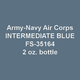 U.S. Army-Navy Air Corps INTERMEDIATE BLUE ANA-608 2-oz bottle (Air-brush) Tru-Color Paint SPECIAL ORDER ONLY-with color swatch-Arizona Hobbies