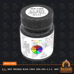 U.S. Navy INSIGNIA BLACK circa 1929-1941 U.S.S. Wasp 1-oz bottle (Air-brush) Tru-Color Paint-with color swatch-Arizona Hobbies