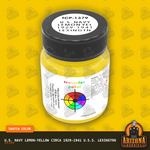U.S. Navy LEMON-YELLOW circa 1929-1941 U.S.S. Lexington 1-oz bottle (Air-brush) Tru-Color Paint-with color swatch-Arizona Hobbies