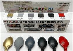 U.S. Navy Modern Ships Set of 6 colors (Air-brush) Tru-Color Paint SPECIAL ORDER ONLY-with color swatch-Arizona Hobbies