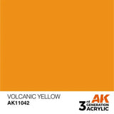 VOLCANIC YELLOW AK Interactive 3G Acrylic (.57 oz.) bottle-Arizona Hobbies