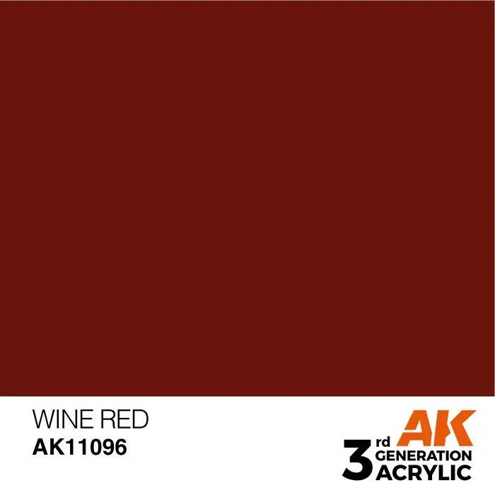 WINE RED AK Interactive 3G Acrylic (.57 oz.) bottle-Arizona Hobbies