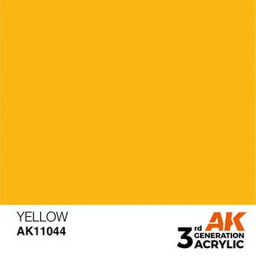 YELLOW AK Interactive 3G Acrylic (.57 oz.) bottle-Arizona Hobbies