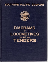 Southern Pacific Diagrams of Locomotives and Tenders USED