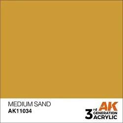 MEDIUM SAND AK Interactive 3G Acrylic (.57 oz.) bottle - Arizona Hobbies LLC