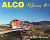 ALCO reference book featuring a colorful diesel locomotive on a scenic track by Bob Liljestrand