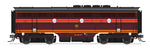 BLI 6652 HO CGW F3 A/B set side view