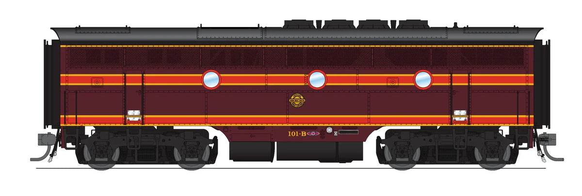 BLI 6652 HO CGW F3 A/B set side view