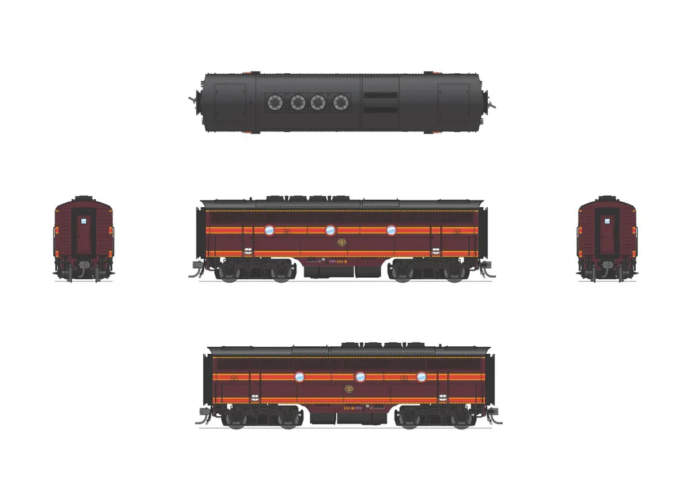 BLI 6652 HO CGW F3B 101B detail