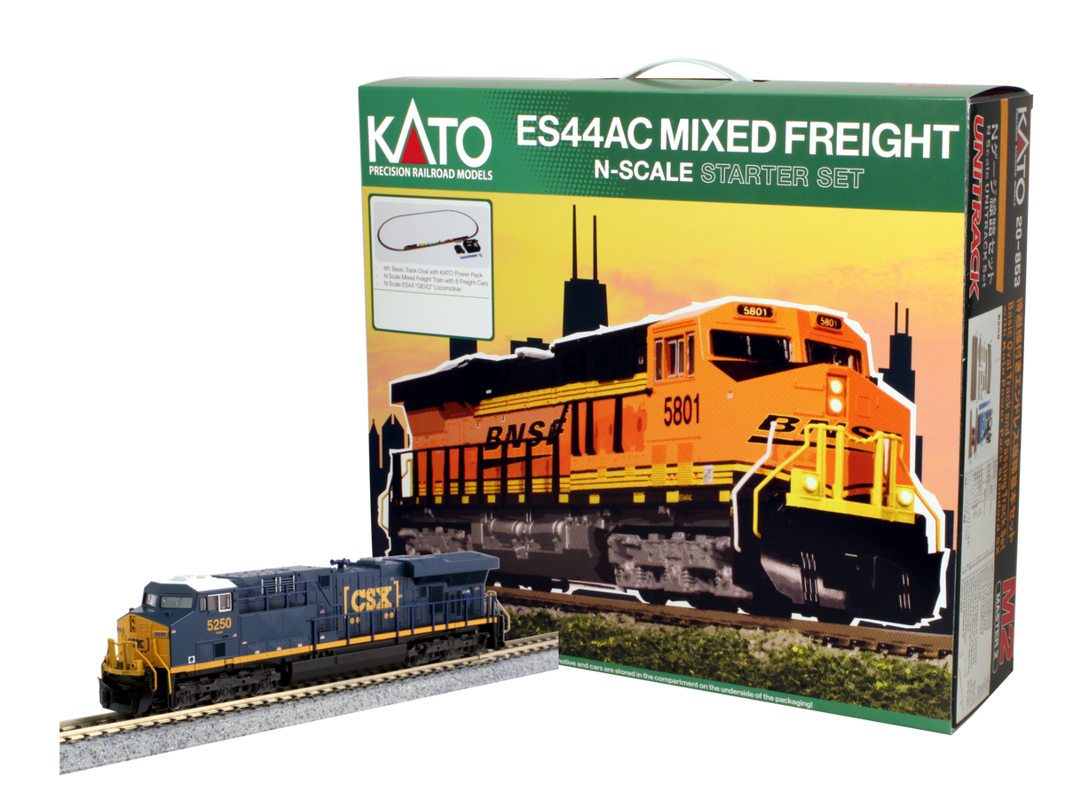 N ES40DC "Gevo" and Mixed Freight Starter set - CSX