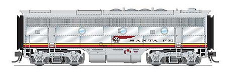 Broadway Limited 6659 HO EMD F3B Santa Fe ATSF 31B Warbonnet booster diesel locomotive