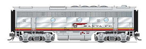 Broadway Limited 6659 HO EMD F3B Santa Fe ATSF 31B Warbonnet booster diesel locomotive