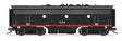 Broadway Limited 6695 HO EMD F7B Southern Pacific SP 8144 Black Widow booster diesel locomotive